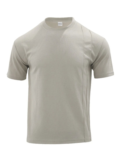Herren T-Shirt mit Rundhalsausschnitt und Shorts Set in Übergröße
