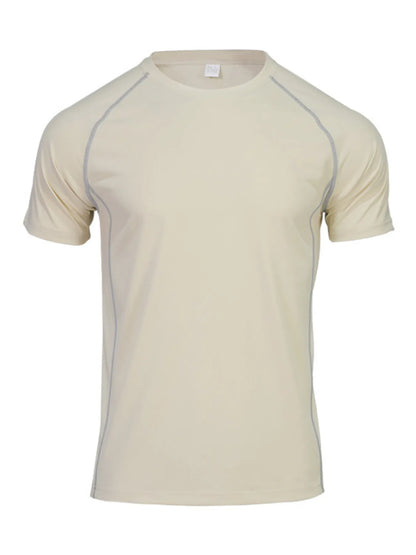 Herren Vollgröße Rundhals T-Shirt und Shorts Set Übergröße