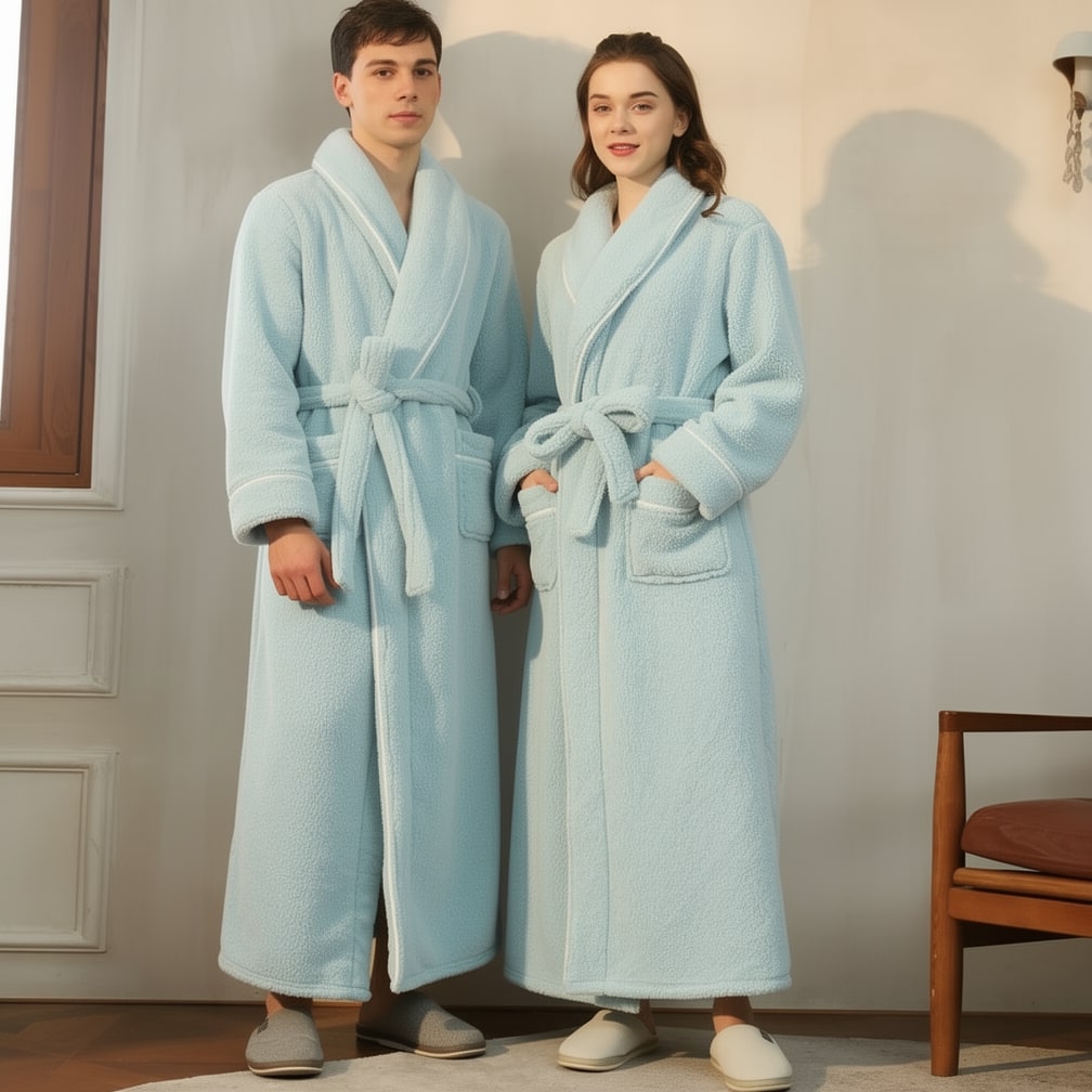 Bathrobe for Men and Women | Fleece Bathrobe | Comfyra
