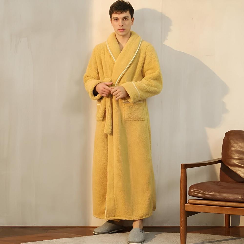 Bademantel für Männer und Frauen | Fleece-Bademantel | Comfyra