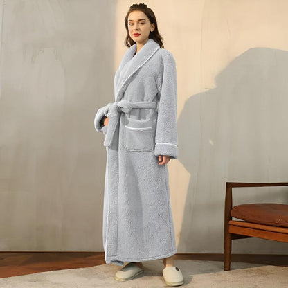 Bademantel für Männer und Frauen | Fleece-Bademantel | Comfyra