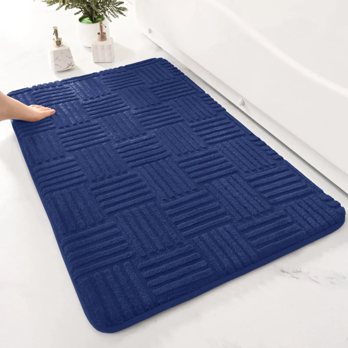 Bath Mat | Non-Slip Bath Mat & Shower Mat | Bathroom Rug | AquaTritt