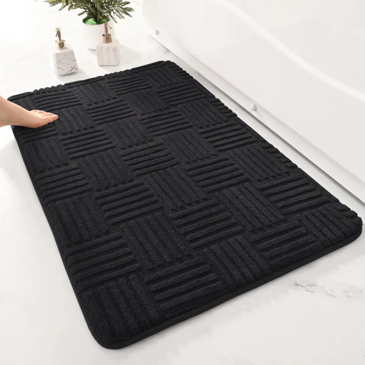 Bath Mat | Non-Slip Bath Mat & Shower Mat | Bathroom Rug | AquaTritt