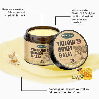 Rindertalg-Creme | Creme für natürliche Hautpflege | Feuchtigkeitscreme für Gesicht und Körper | TallowPure