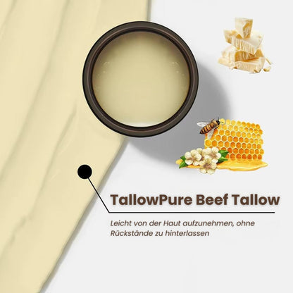 Rindertalg-Creme | Creme für natürliche Hautpflege | Feuchtigkeitscreme für Gesicht und Körper | TallowPure