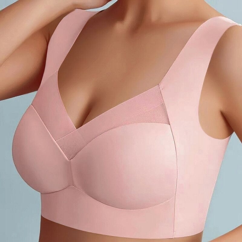 Drahtloser BH | Bequemer nahtloser Push-Up-BH | Komfina