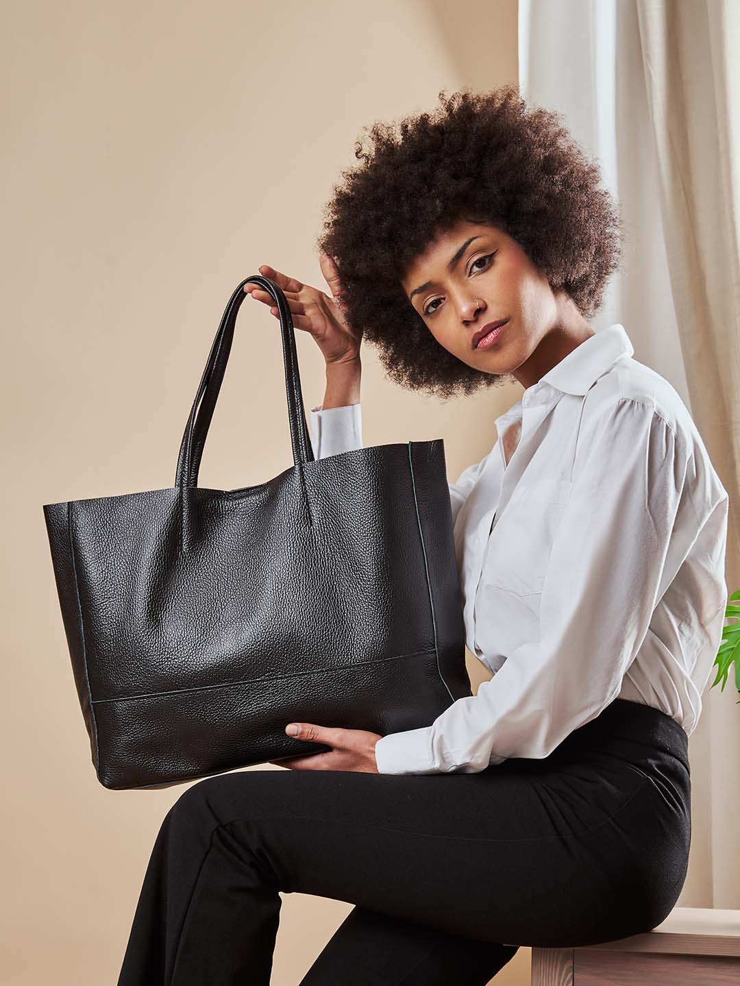 The Carryall Leather Tote