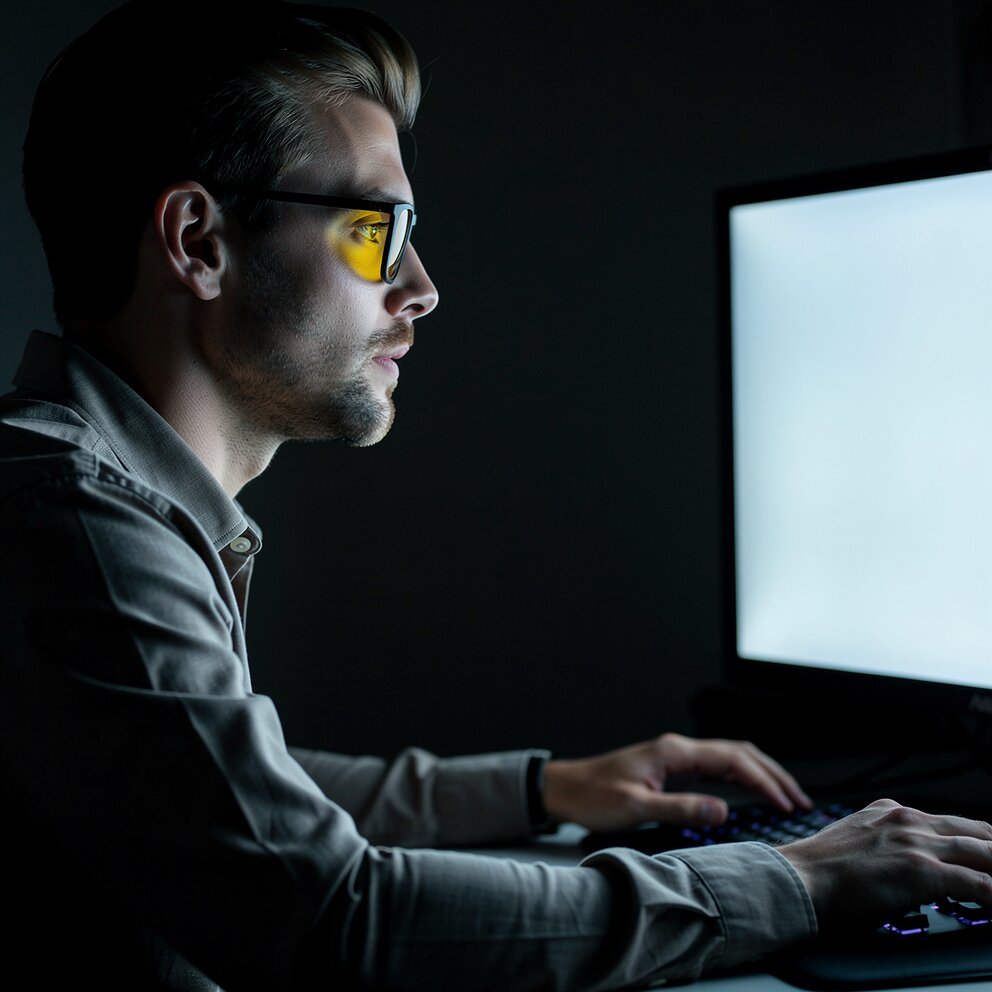 Blaulichtfilter-Brille | Bildschirmbrille | Computerbrille | BlueShield