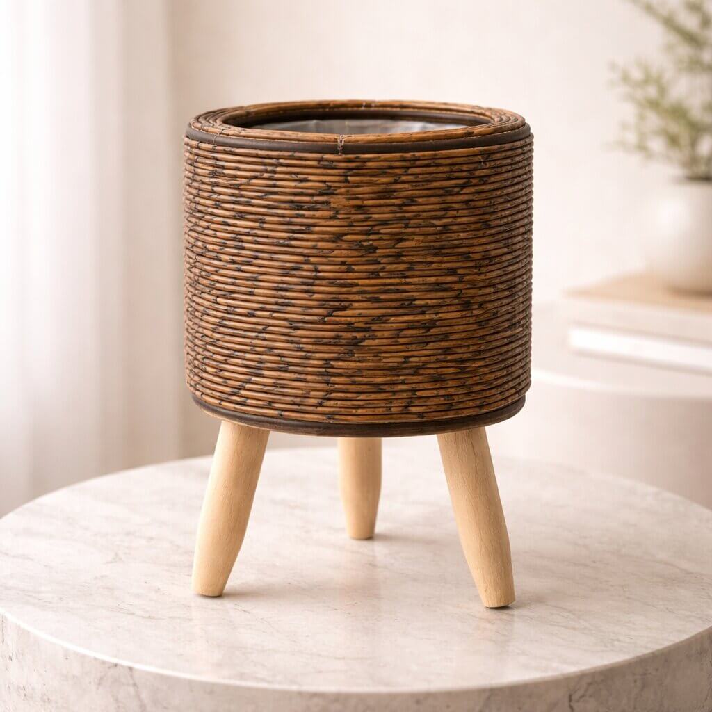 Flower pot for indoors & outdoors | Planter with feet | Plant pot | Virella