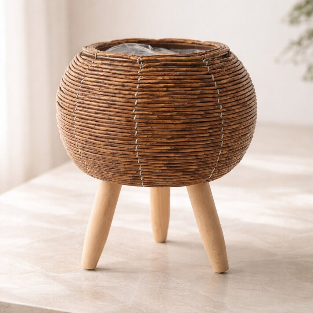 Flower pot for indoors & outdoors | Planter with feet | Plant pot | Virella