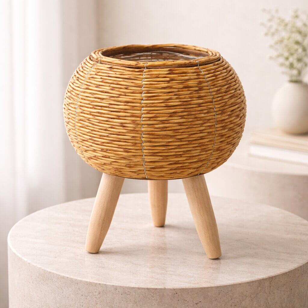 Flower pot for indoors & outdoors | Planter with feet | Plant pot | Virella