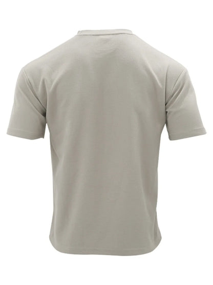 Herren T-Shirt mit Rundhalsausschnitt und Shorts Set in Übergröße