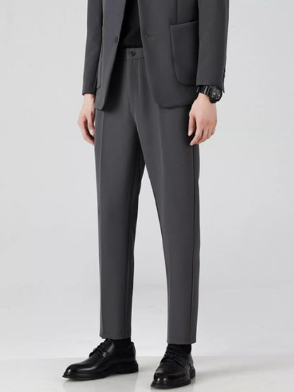 Herren Slim-Fit Business Casual Hosen