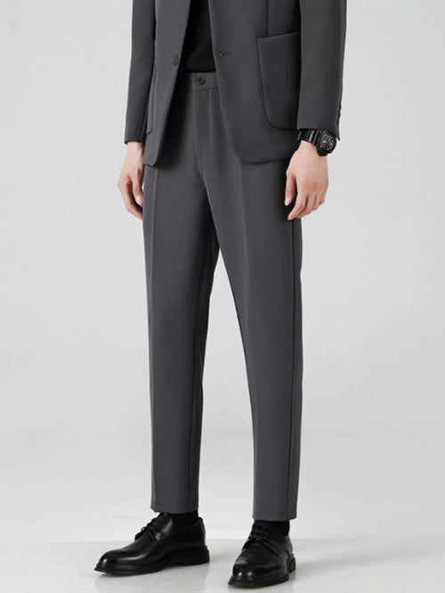 Herren Slim-Fit Business Casual Hosen