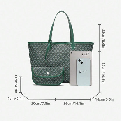 Lässige Umhängetasche für Damen | Tote Bag Set | PureTote