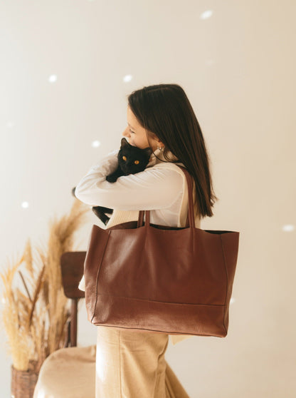 The Carryall Leather Tote