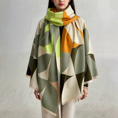 Damen Poncho | Moderner Winterschal | Lunessa