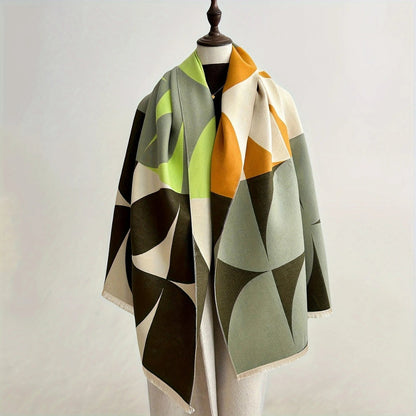 Damen Poncho | Moderner Winterschal | Lunessa