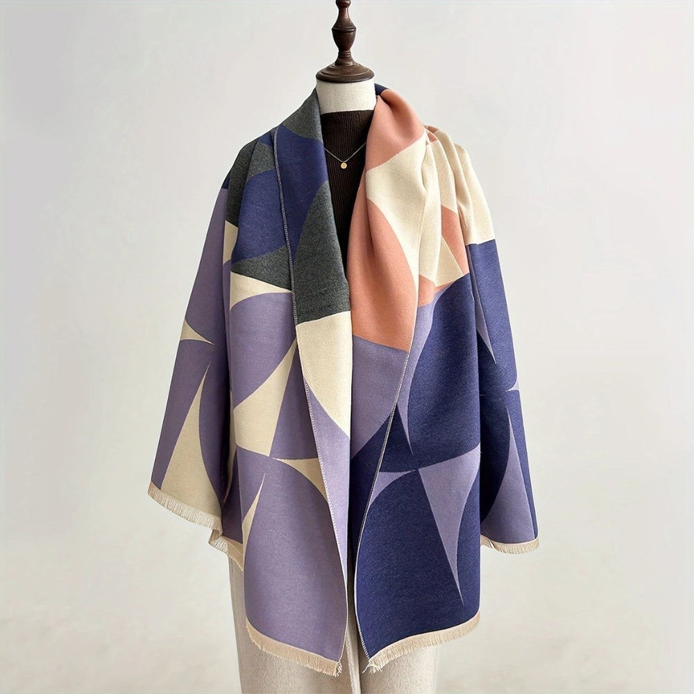 Women's Poncho | Modern Winter Scarf | Lunessa