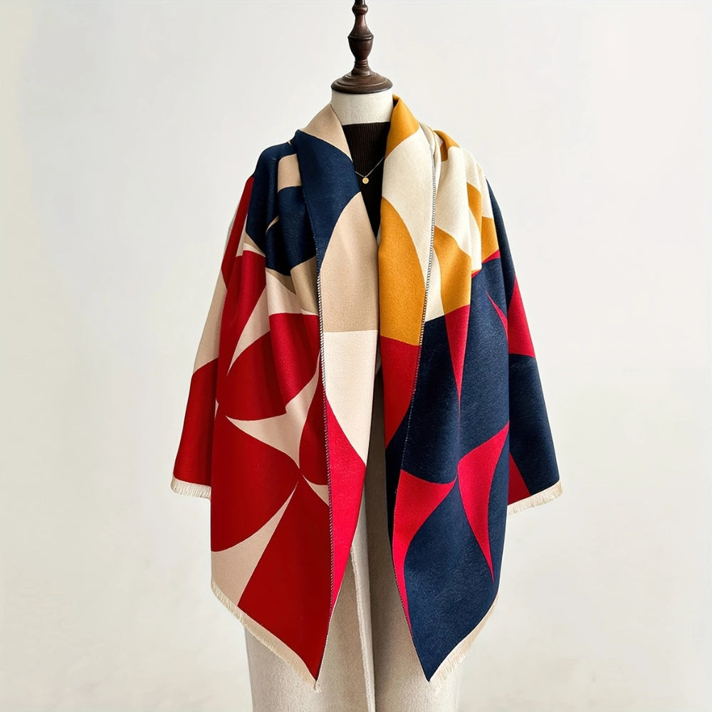 Women's Poncho | Modern Winter Scarf | Lunessa