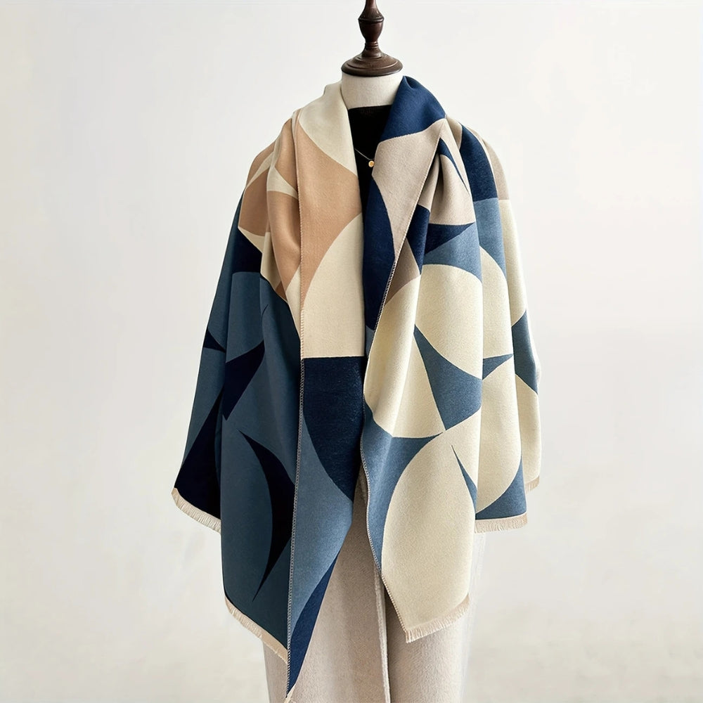 Women's Poncho | Modern Winter Scarf | Lunessa