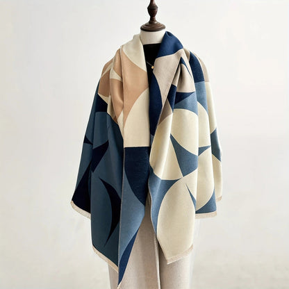 Women's Poncho | Modern Winter Scarf | Lunessa