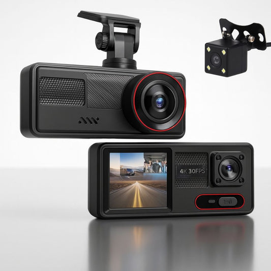 Dashcam für Front und Heck des Autos | Rückfahrkamera zum Nachrüsten | Auto Kamera | DriveCam