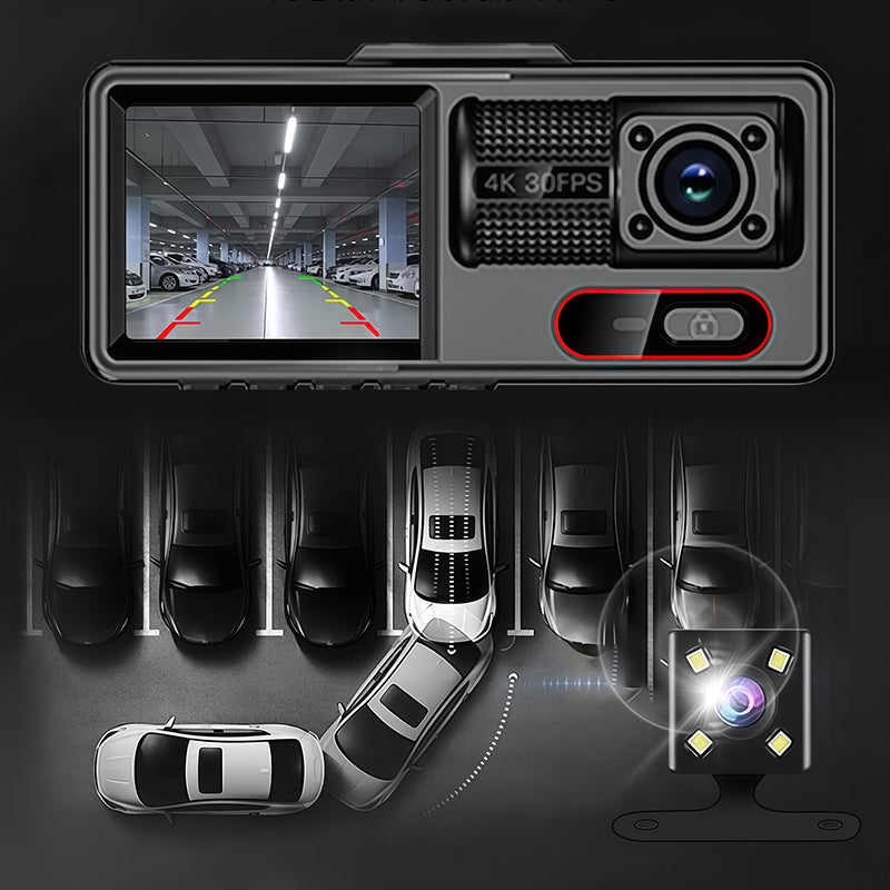 Dashcam für Front und Heck des Autos | Rückfahrkamera zum Nachrüsten | Auto Kamera | DriveCam
