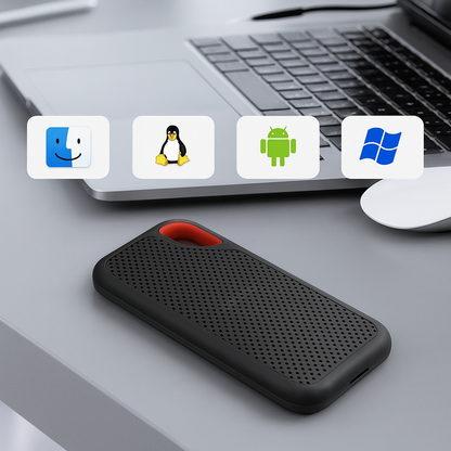 Externe Festplatte | SSD mit 2 TB Speicher | DataBox