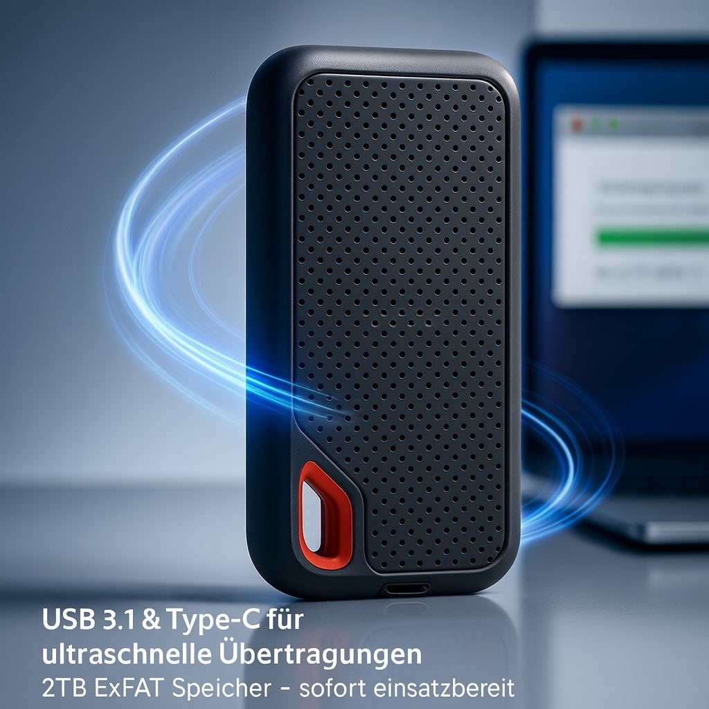 External Hard Drive | SSD with 2 TB Storage | DataBox