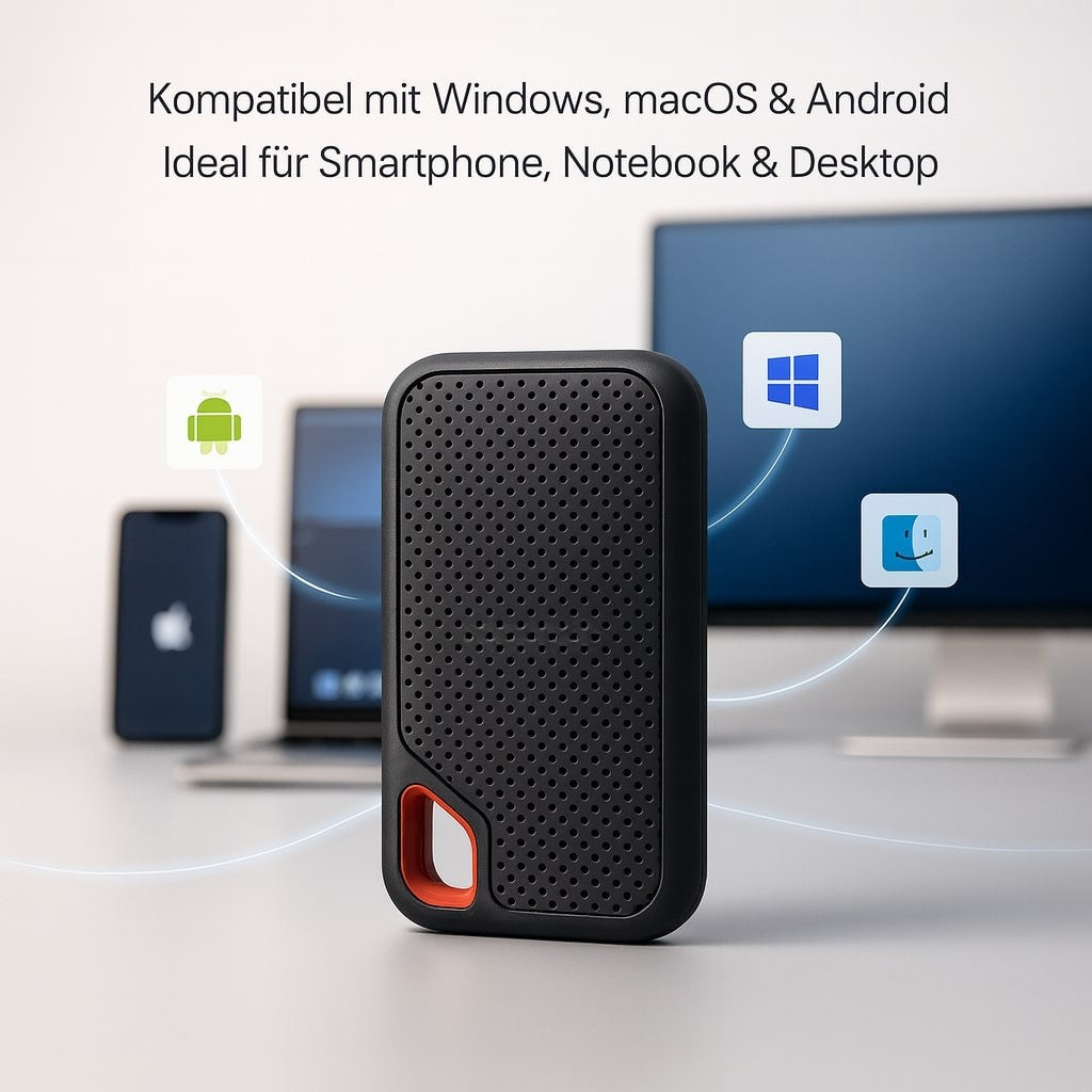 Externe Festplatte | SSD mit 2 TB Speicher | DataBox