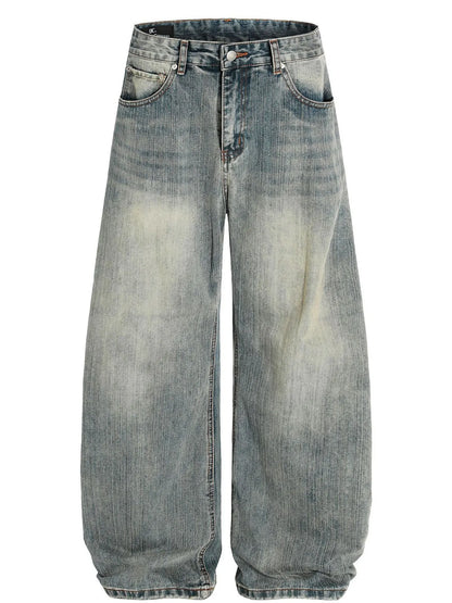 Herren Vintage Gewaschene Baggy Jeans