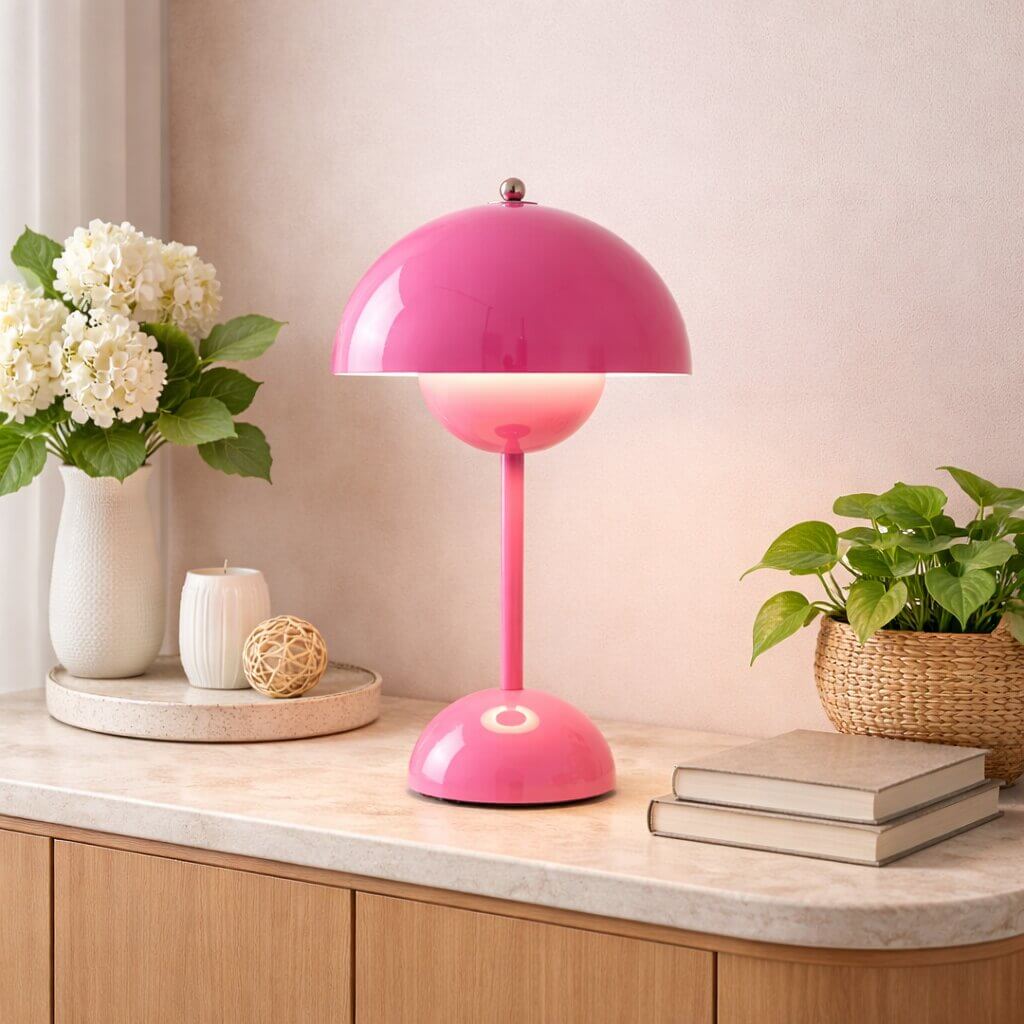 Designer Table Lamp | LED Table Light | Nightstand Lamp | Dimmable & Cordless | Lumora