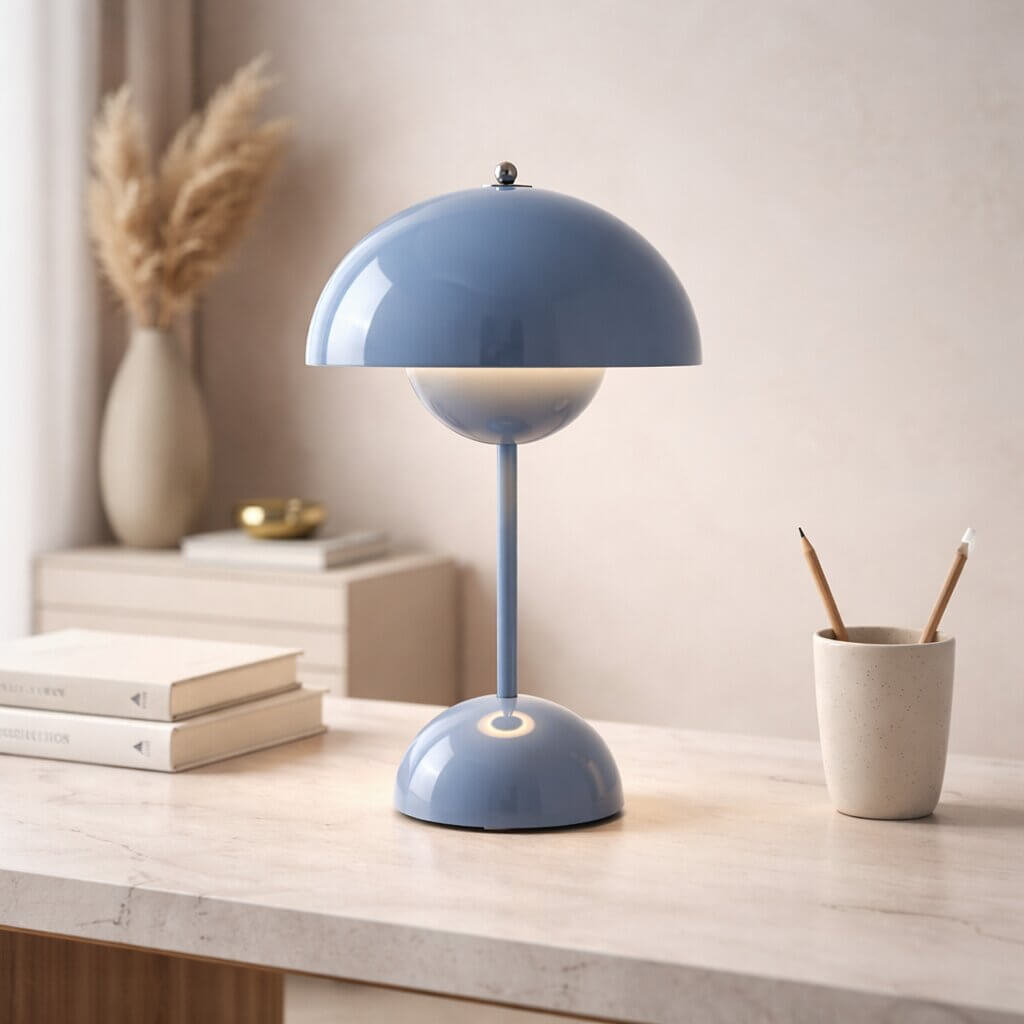 Designer Table Lamp | LED Table Light | Nightstand Lamp | Dimmable & Cordless | Lumora