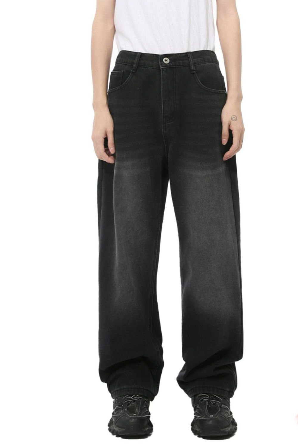 Herren Baggy Jeans mit Taschen