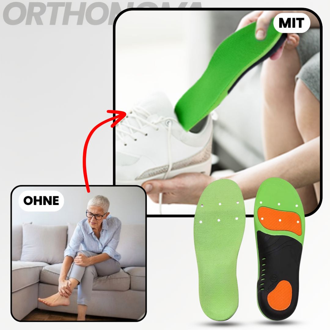 Insoles for Shoes | Comfortable Shoe Insoles | Orthopedic Insoles | Orthonova (Set of 2)