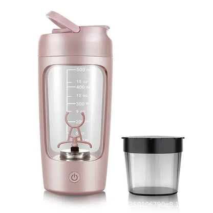 Electric Protein Shaker | Self-Stirring Shaker Cup | USB Mixer Cup | Mixadel