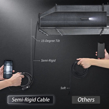 Endoskop mit Kamera | Inspektionskamera für Smartphone mit 5 m Kabel | IntraView