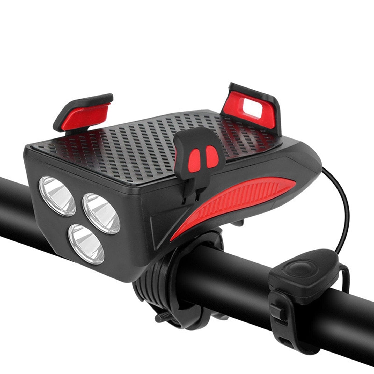 Bicycle Light with Phone Holder & Power Bank | Front Bicycle Lighting | PowerRide