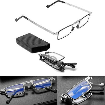 Foldable Reading Glasses for Men & Women with Blue Light Filter | OptiFold