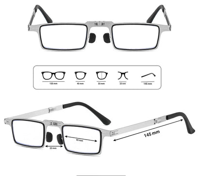 Foldable Reading Glasses for Men & Women with Blue Light Filter | OptiFold