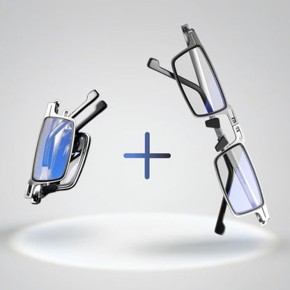 Foldable Reading Glasses for Men & Women with Blue Light Filter | OptiFold