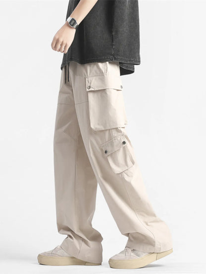 Herren Plus Size Weite Cargo-Hosen