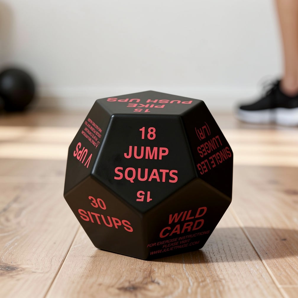 Fitness Würfel für Muskelaufbau & Krafttraining zu Hause | Home Workout für Ganzkörpertraining | Power Cube