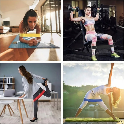 Fitness Bands 5-Piece Set up to 25 kg | Resistance Bands for Home | Sports Rubber Bands | Bandix