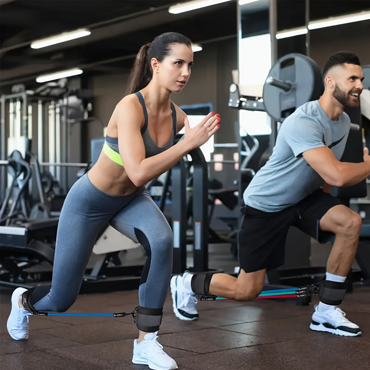 Fitness Bands with Ankle Straps for Leg Training at Home | Resistance Bands | LegPower