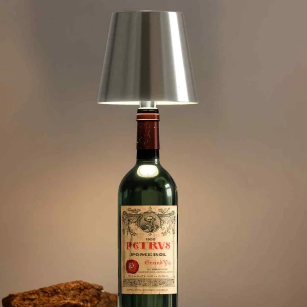 Bottle Light | Bottle as Table Lamp | Rechargeable Table Light | Bottle Cap | LumiBottle