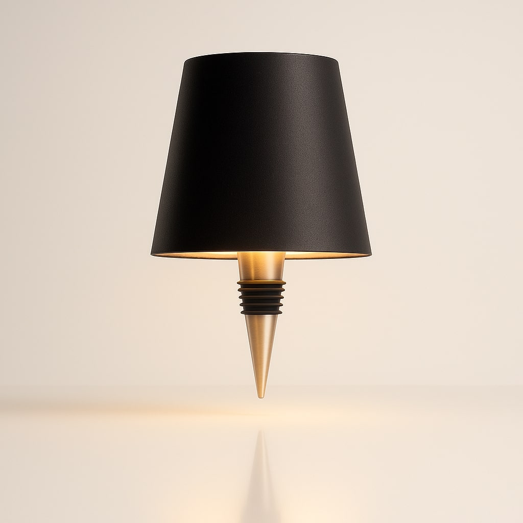Bottle Light | Bottle as Table Lamp | Rechargeable Table Light | Bottle Cap | LumiBottle