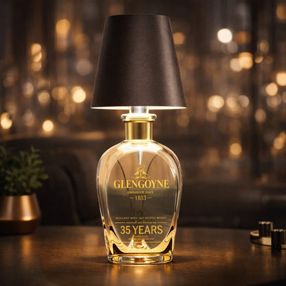 Flaschenlicht | Flasche als Tischlampe | Wiederaufladbare Tischleuchte | Flaschenverschluss | LumiBottle
