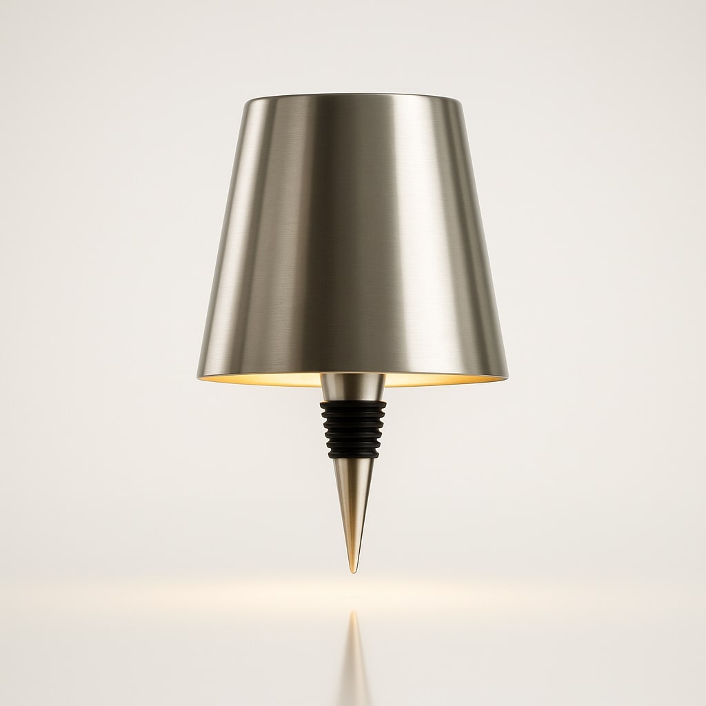 Bottle Light | Bottle as Table Lamp | Rechargeable Table Light | Bottle Cap | LumiBottle